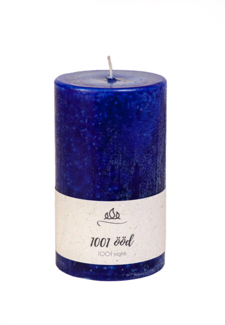 Scented candle 1001 nights, dark blue, handmade