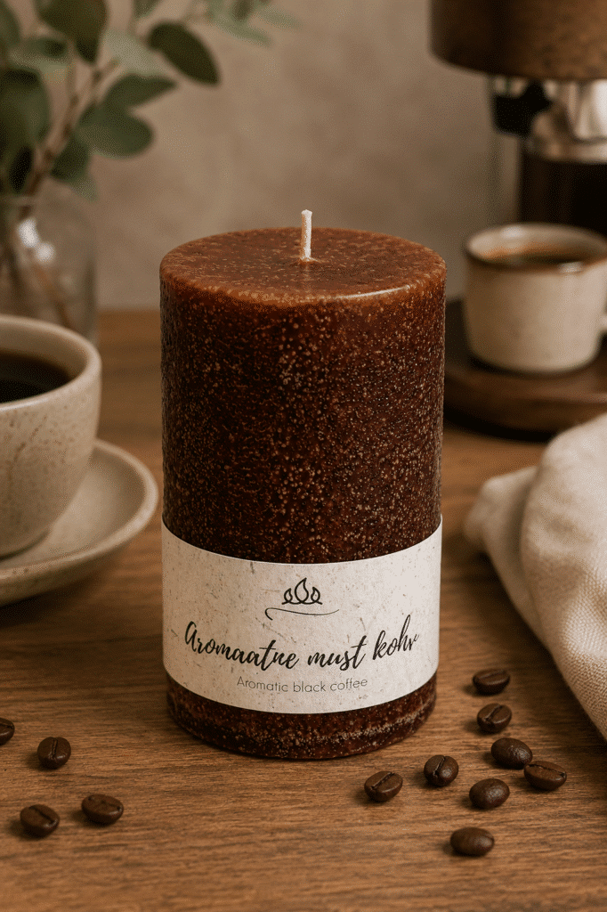 Lõhnaküünal Aromaatne must kohv