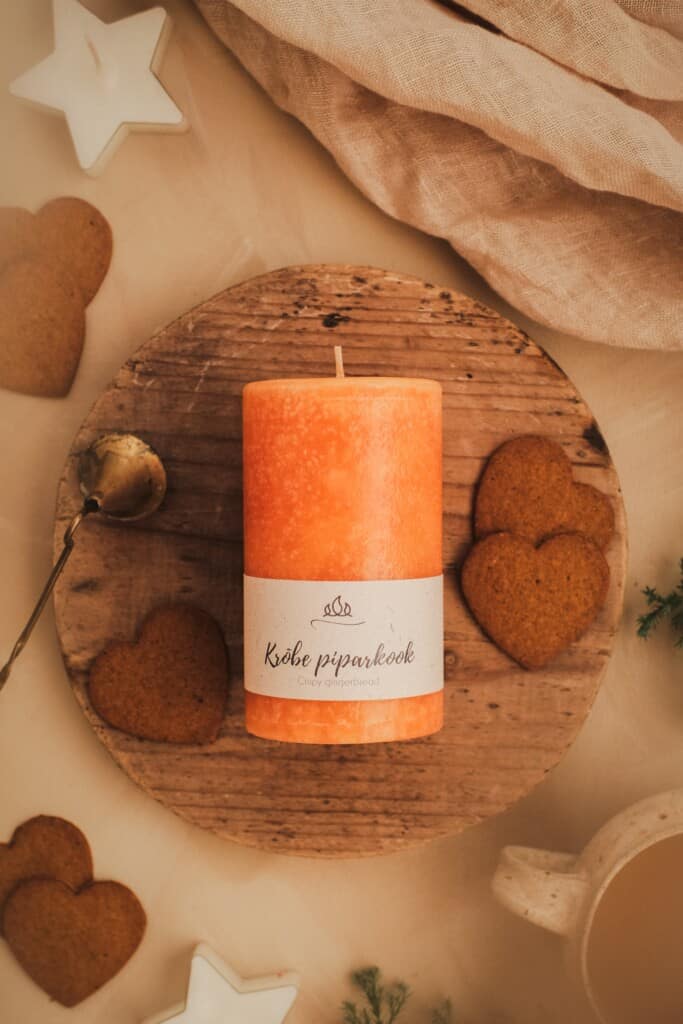 Scented candle  Crispy gingerbread