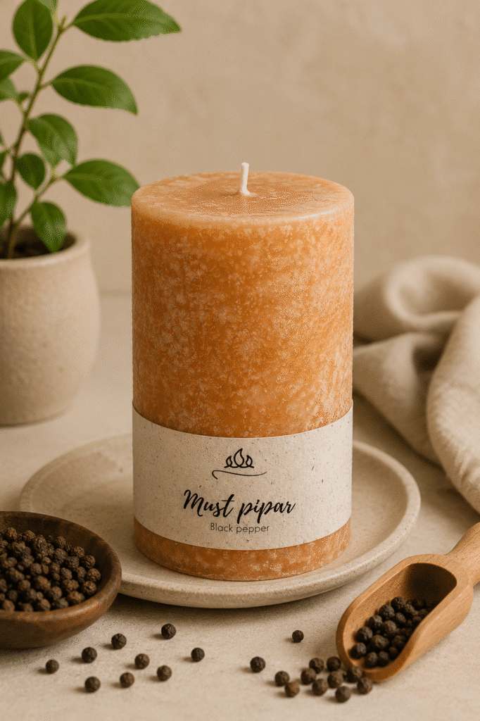 Scented candle Black pepper