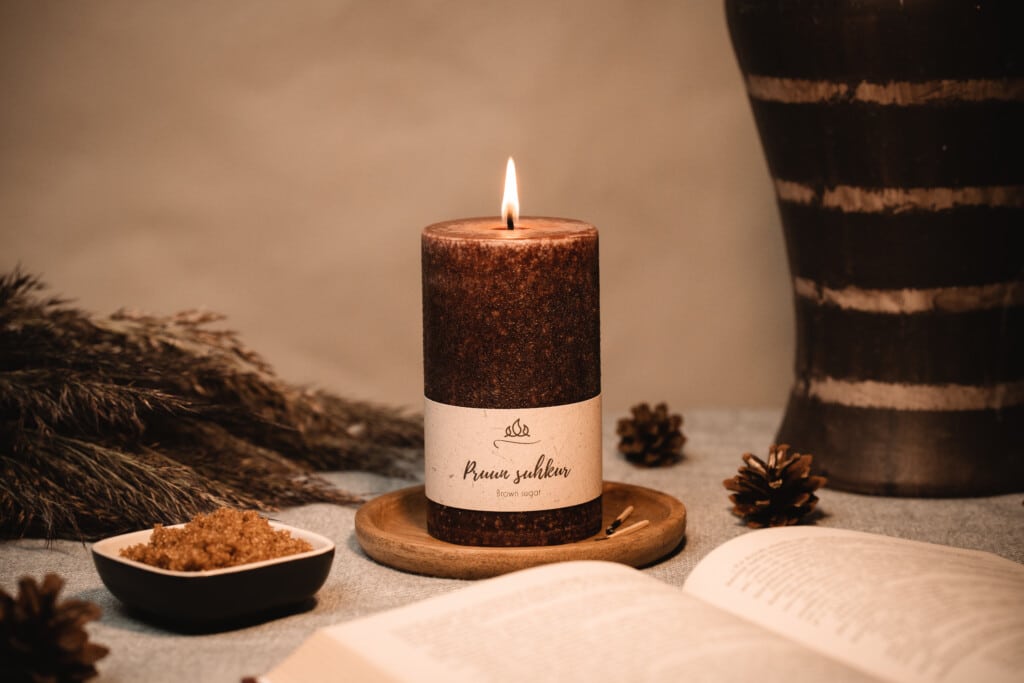 Scented candle Brown sugar