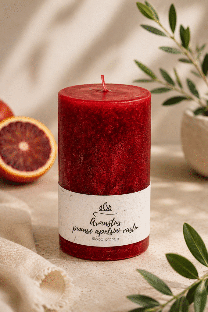 Scented candle Blood orange
