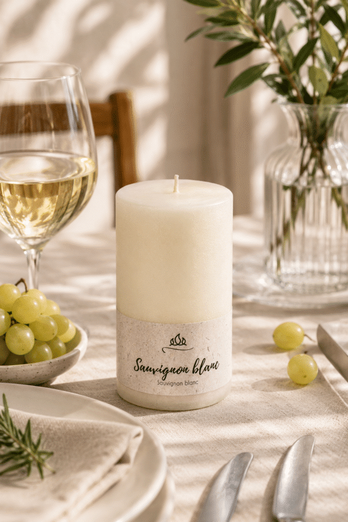 Scented candle Sauvignon Blanc