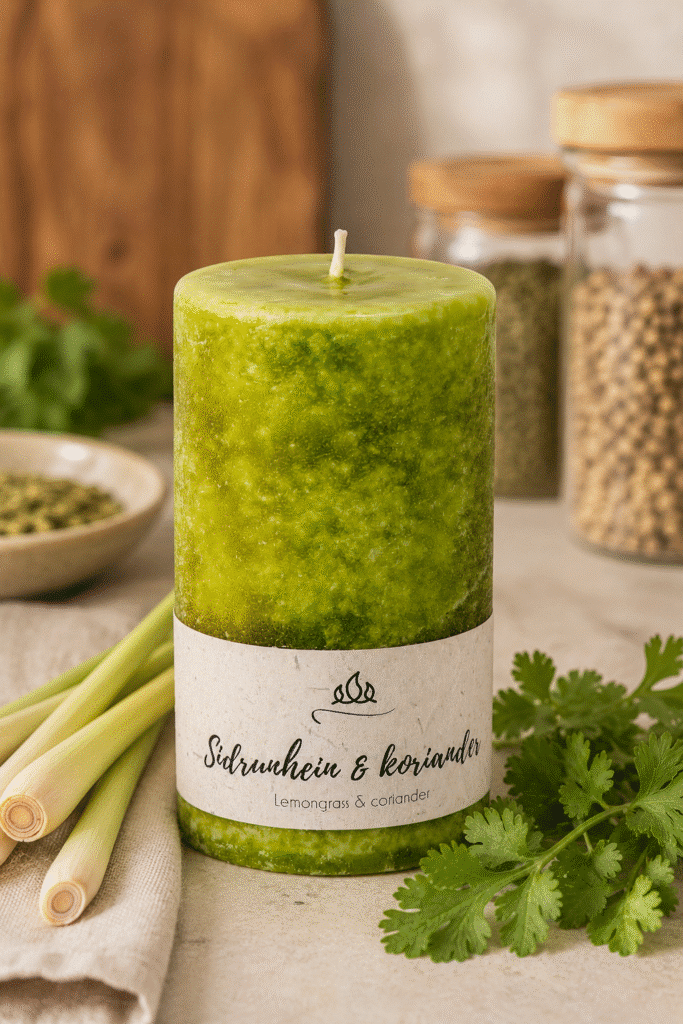 Scented candle Lemongrass & coriander