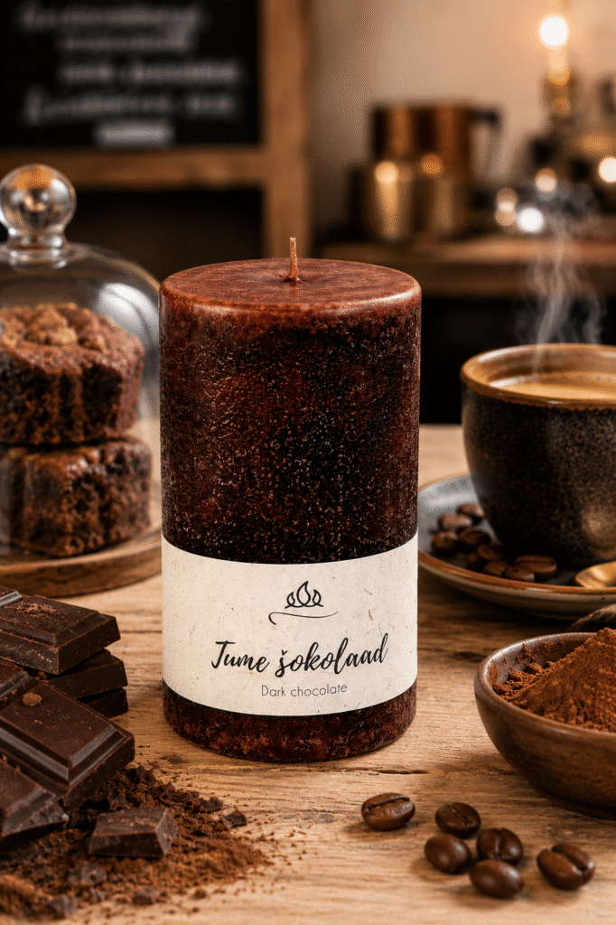 Scented candle Dark chocolate