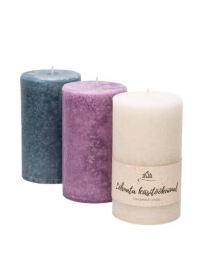 Lõhnata lauaküünal <br> 7 x 12cm, 60h - mango - Nr.13