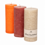 Unscented pillar candle  7 x 17cm