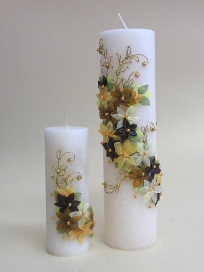 Handmade wedding candle "Serenade"