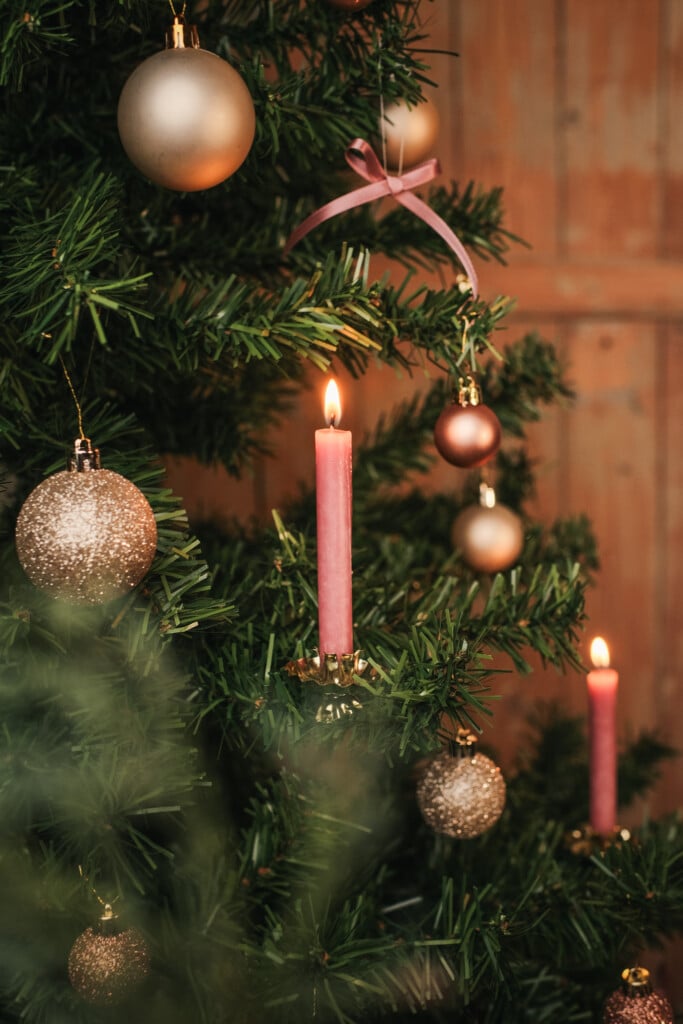 Christmas tree candles set 10pc