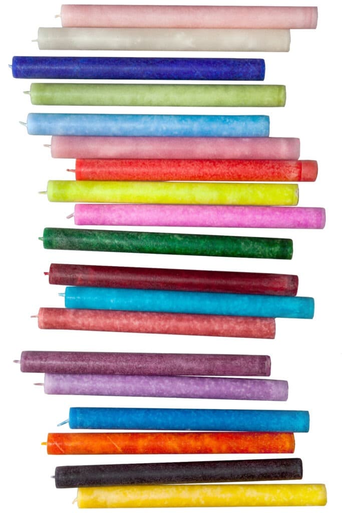 Unscented antique candles 16pcs