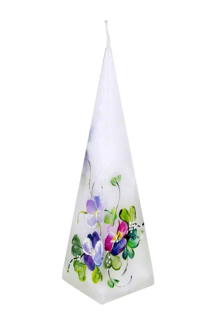 Handpainted pyramid 