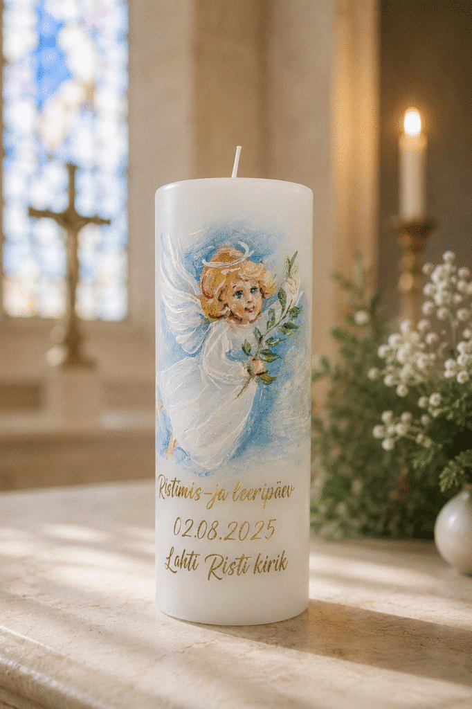 Christening candle
