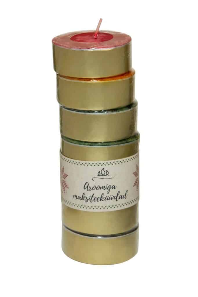Maxiteeküünla latt aroomiassortii- 7tk