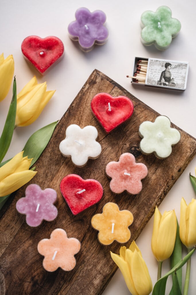 ...et elu oleks lill lillekujulised teeküünlad 10tk