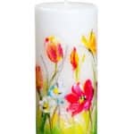 Maalitud küünal <br>"Kevad minu aias"