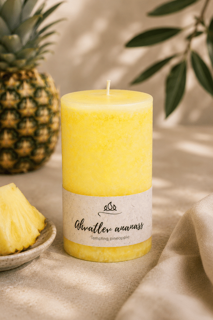 Scented candle Tempting pineapple