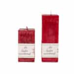 Talvearoomiga neljakandiline küünal