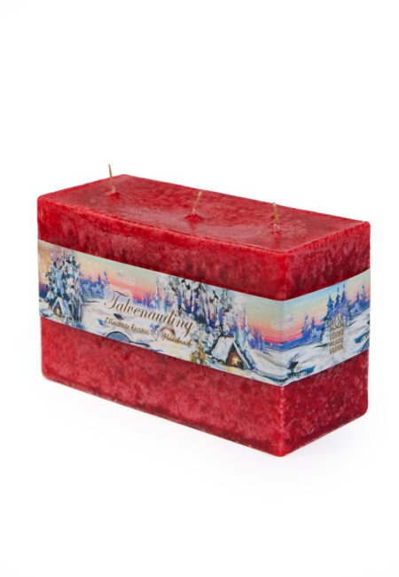 Scented candle "Brick", 3 wicks