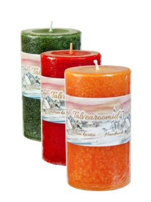 Scented pillar candle Winter joy special offer, 60h  Hand poured pillar candle  7 x 12cm, 60h