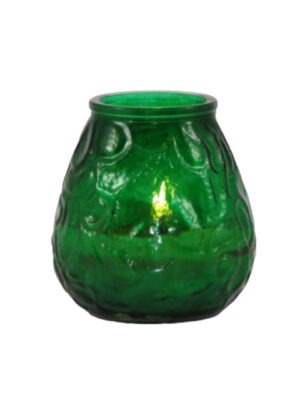 Terrace candle  Mosquito repellent candle in Venetian glass.   Scented candle with citronella aroma.  10 x 9.5cm, burning time about 25h