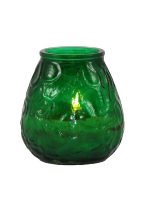 Terrace candle  Mosquito repellent candle in Venetian glass.   Scented candle with citronella aroma.  10 x 9.5cm, burning time about 25h