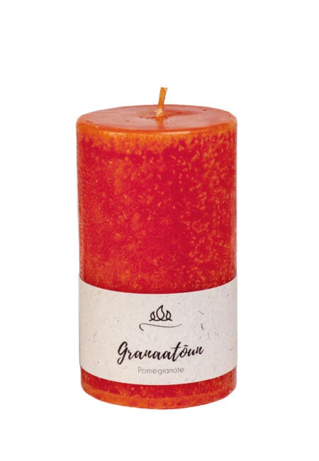 Scented candle Pomegranate, orange, handmade