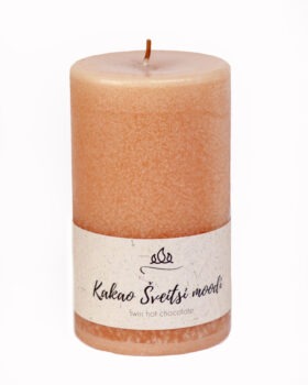 Scented candle Swiss hot chocolate  Pleasantly sweet  cocoa aroma.