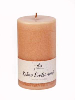 Scented candle Swiss hot chocolate  Pleasantly sweet  cocoa aroma.