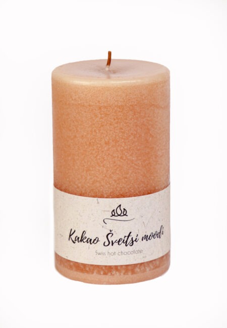 Scented candle Swiss hot chocolate  Pleasantly sweet  cocoa aroma.