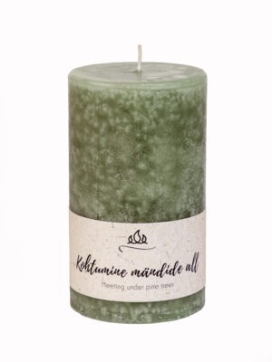 Scented candle Meeting under pine trees, sage, handmade
