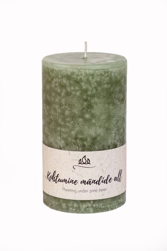 Scented candle Meeting under pine trees