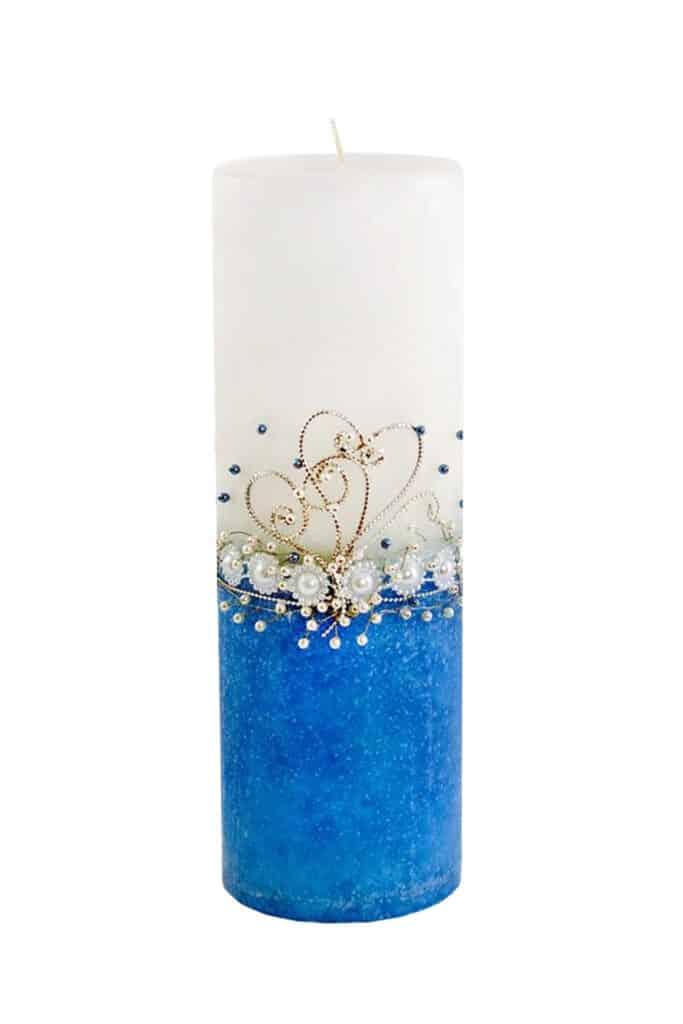 Wedding candle for parents Two Become One