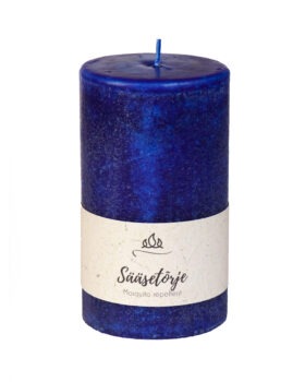 Scented candle Mosquito repellent, dark blue, handmade