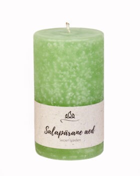 Scented candle Secret garden  Refreshing breeze of aromatic plants, wild flowers - peace and well-being guaranteed.