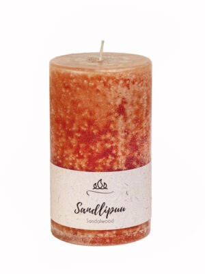 Scented candle  Sandalwood, tan, handmade
