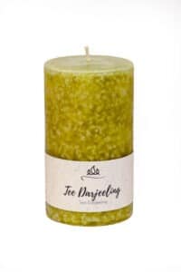 Tea darjeeling rahustav lõhnaküünal käsitöö roheline