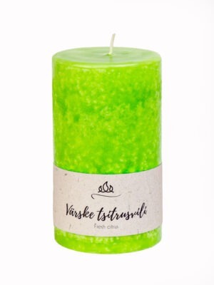 Scented candle Fresh citrus, lime, handmade