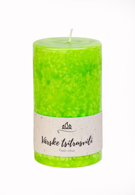 Scented candle Fresh citrus, lime, handmade