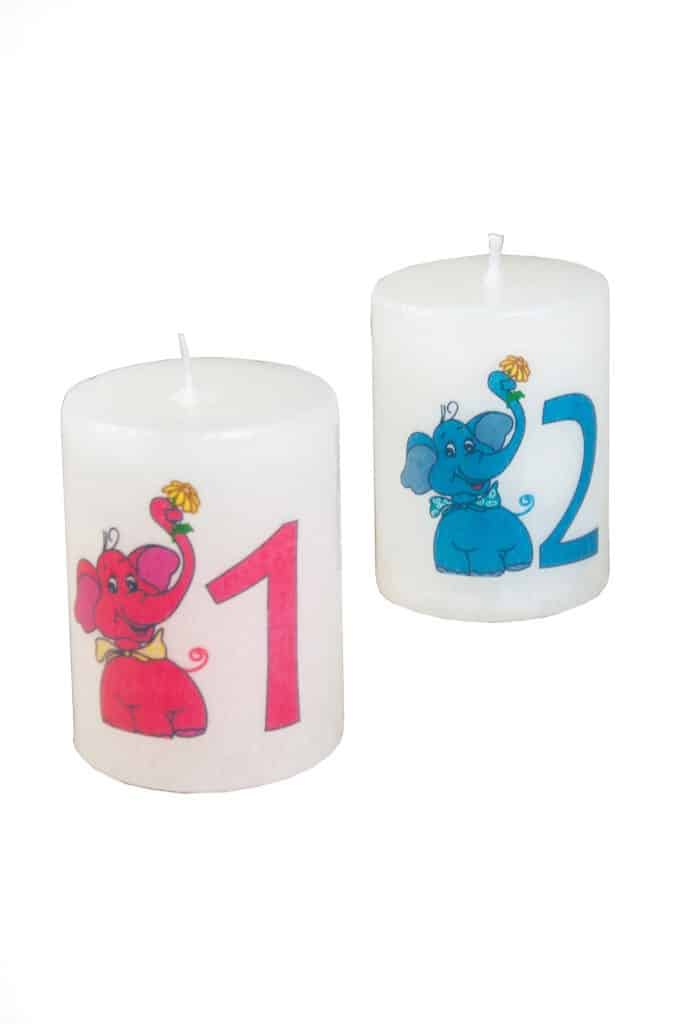 Jolly birthday candle 