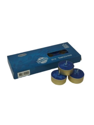 Mosquito repellent tealights in a pack of 10  Tealights with citronella citrus aroma that repel mosquitoes.  Estonian handicraft