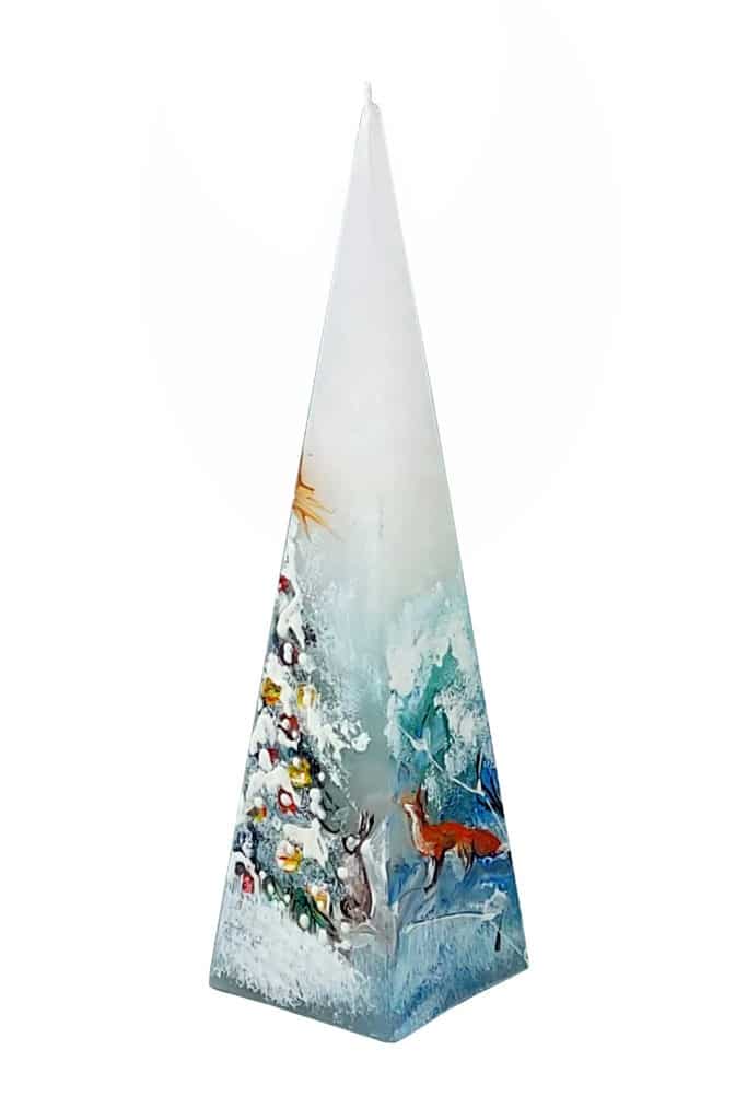 Pyramid candle 
