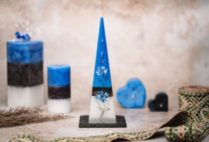 Estonian festive candles