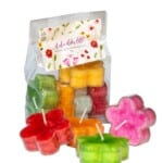 Scented Flower Tealight Candles 5pc