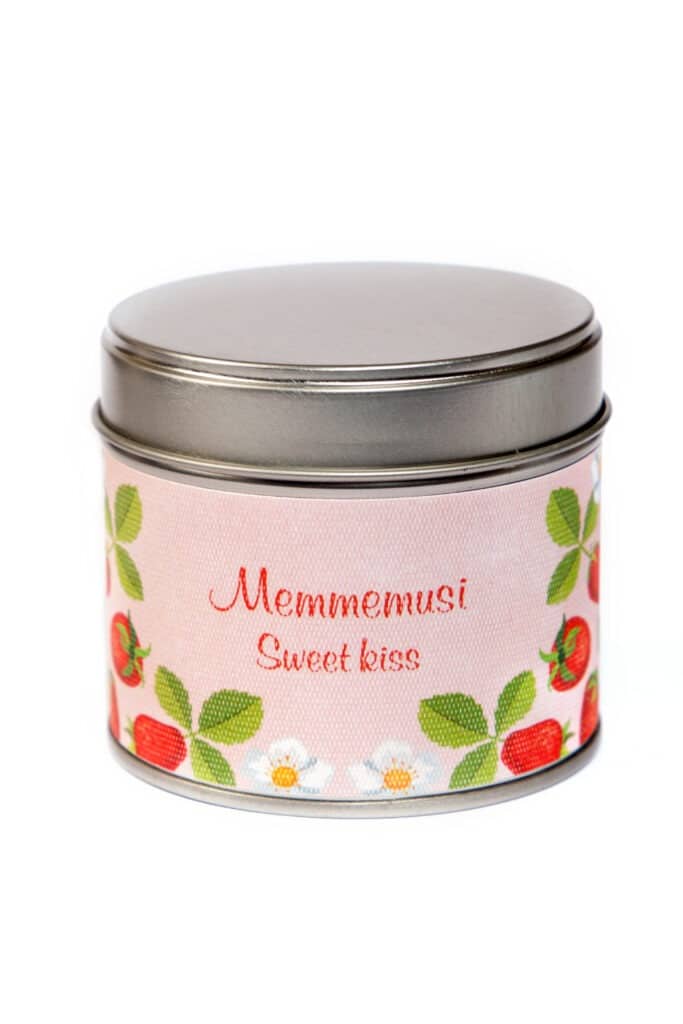 Scented tin candle  
