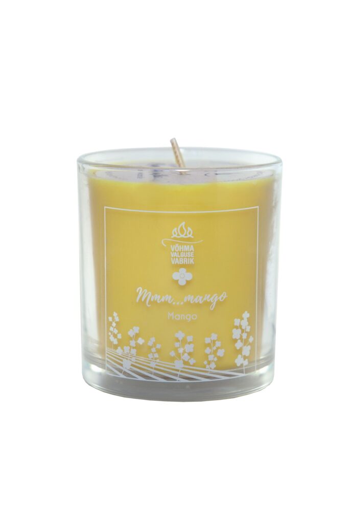 Rapsivahast lõhnaküünal “Mmm...mango” 170g