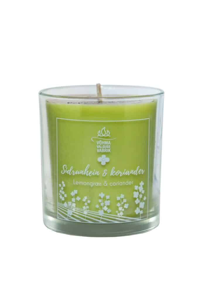 Rapeseed wax scented candle 