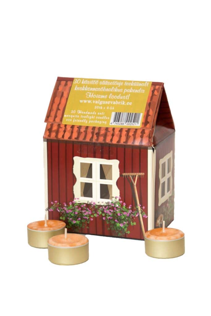 Mosquito repellent tealights in a pack of 30