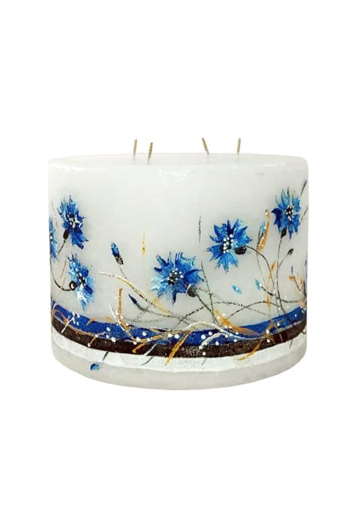 Hand-painted pillar candle My fatherland