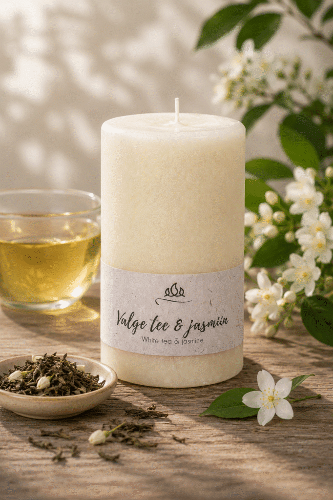 Scented candle White tea & jasmine