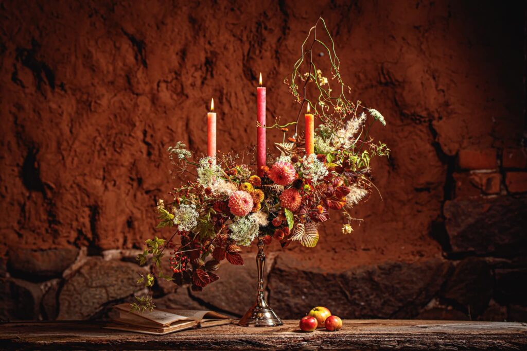 Unscented antique candles 16pcs